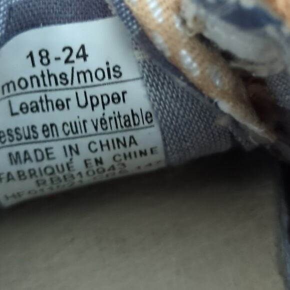 Robeez Baby's FK Skipper Leather Loafers beige color baby boy size 18-24M GUC - Picture 7 of 7